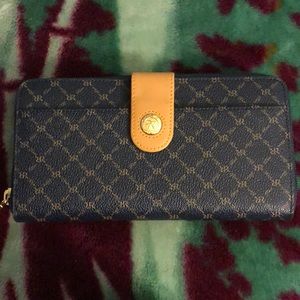Rioni moda italia button zip wallet